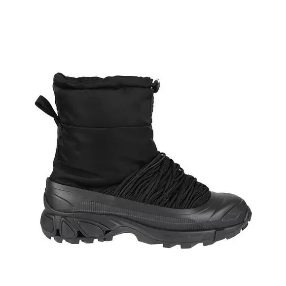 $1190 Burberry Men's Black Arthur Puffy Winter ❄️ Boots - EU44/US11